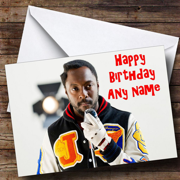 Will I Am Customised Birthday Card