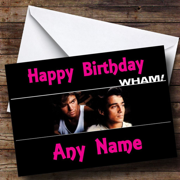 Wham Customised Birthday Card