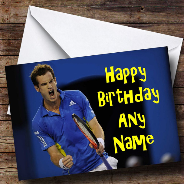 Andy Murray Customised Birthday Card