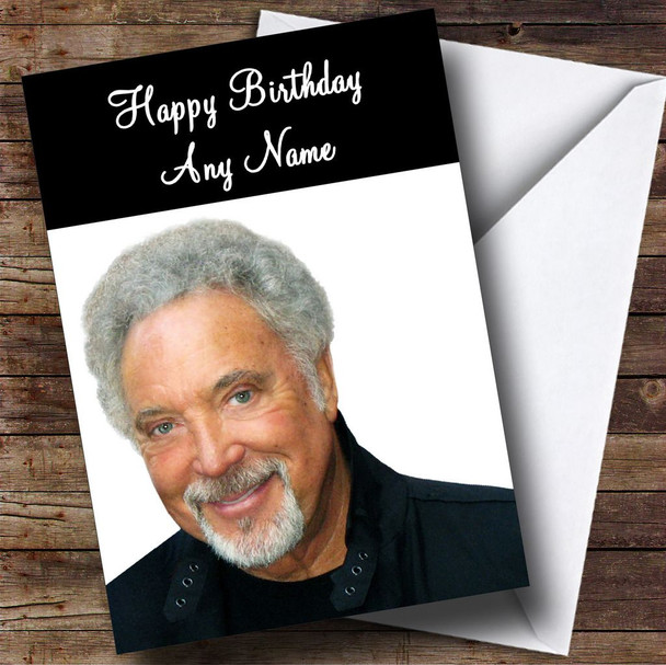 Tom Jones Customised Birthday Card