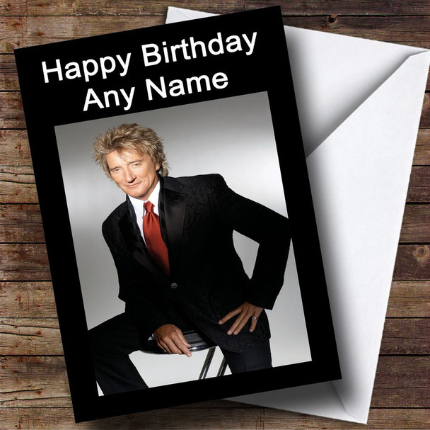 Rod Stewart Customised Birthday Card