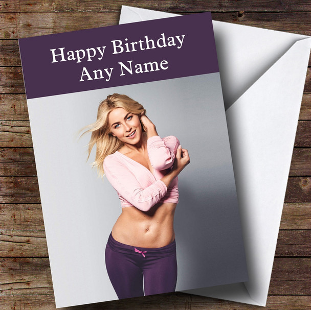 Customised Julianne Hough Celebrity Birthday Card