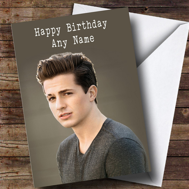 Customised Charlie Puth Celebrity Birthday Card