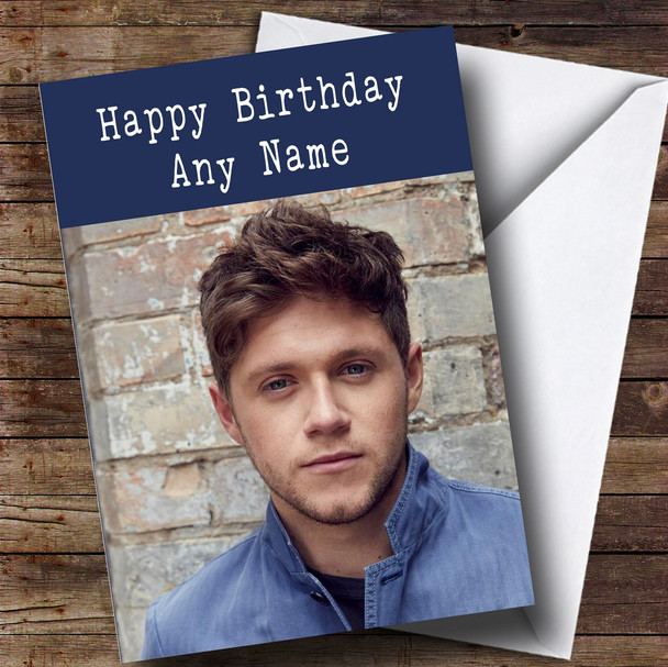 Customised Niall Horan Celebrity Birthday Card