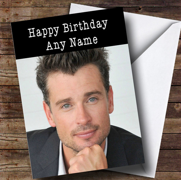 Customised Tom Welling Celebrity Birthday Card