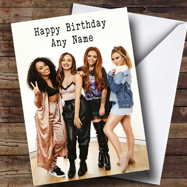 Customised Little Mix Celebrity Birthday Card