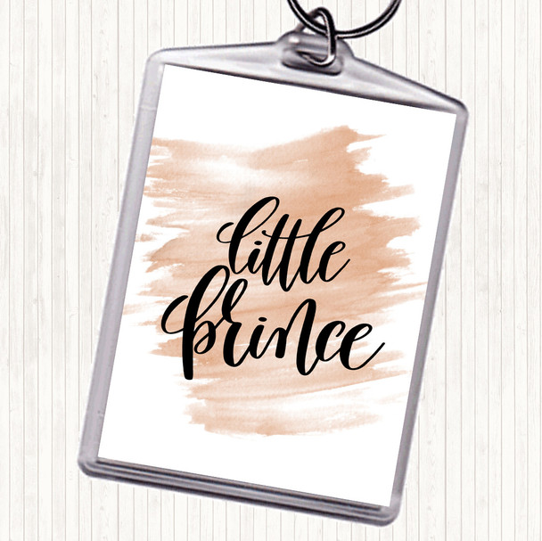 Watercolour Little Prince Quote Keyring