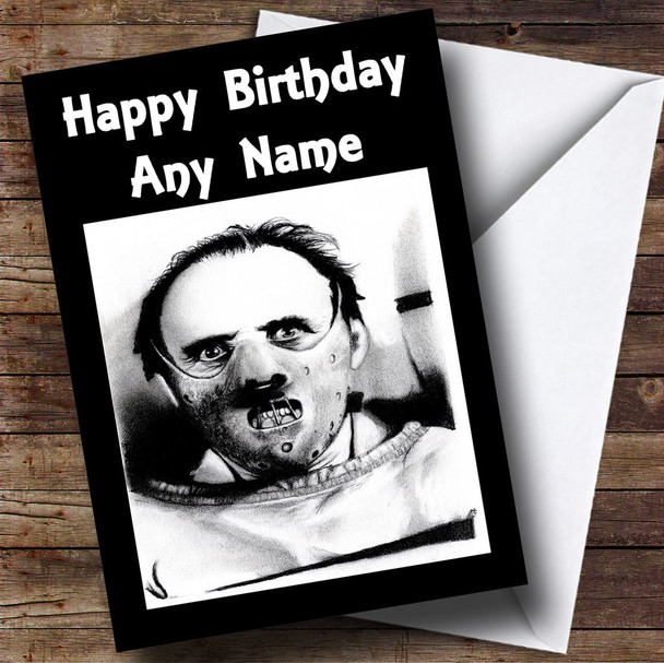 Hannibal Lecter Customised Birthday Card