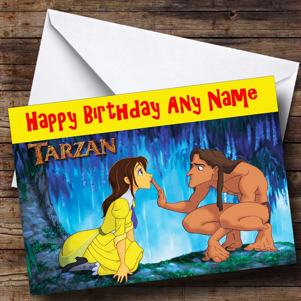 Tarzan Customised Birthday Card
