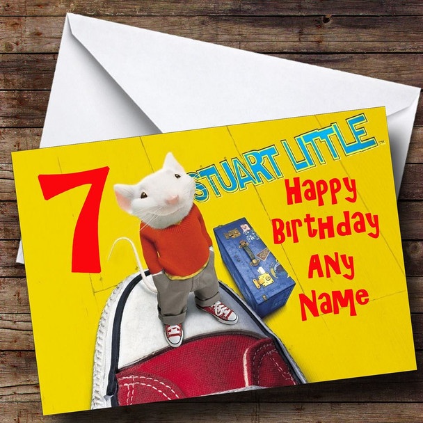 Stuart Little Customised Birthday Card