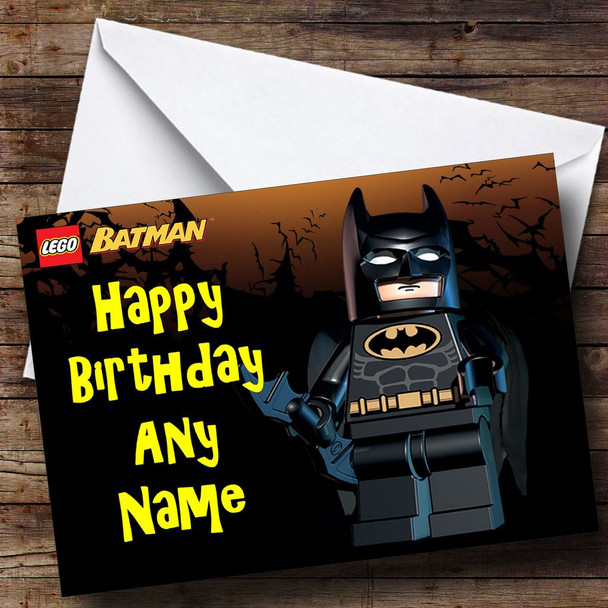 Lego Batman Customised Birthday Card