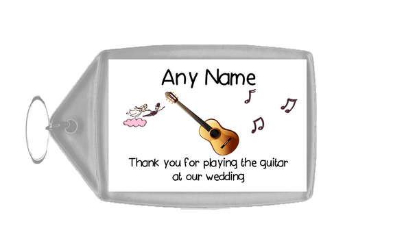 Thank You For Playing The Guitar At Our Wedding Keyring
