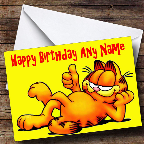Garfield Customised Birthday Card