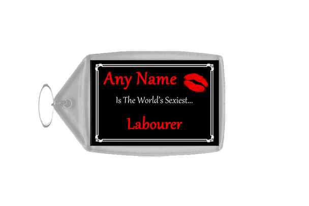 Labourer World's Sexiest Keyring