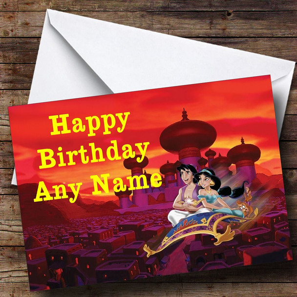 Aladdin Customised Birthday Card