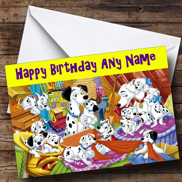 Dalmatians Customised Birthday Card