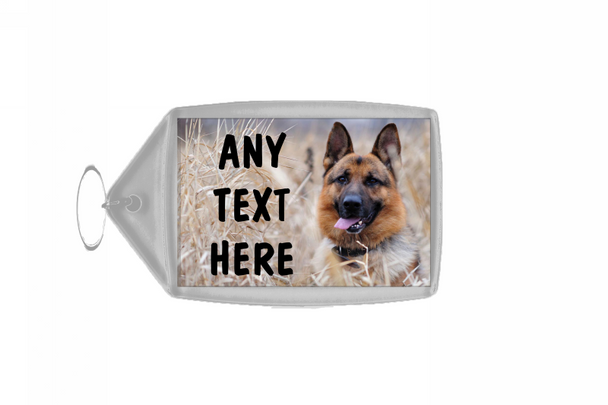 German Shepherd Alsatian Dog Keyring