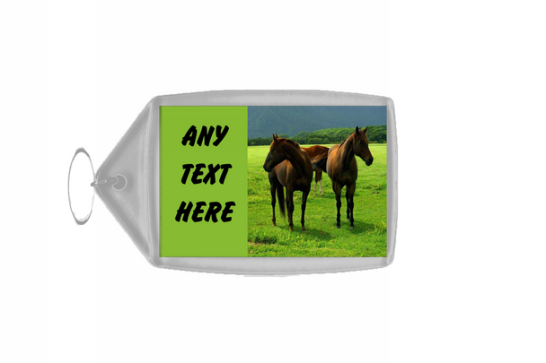 Two Horses Keyring