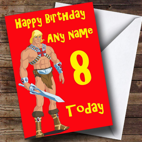 He Man Customised Birthday Card