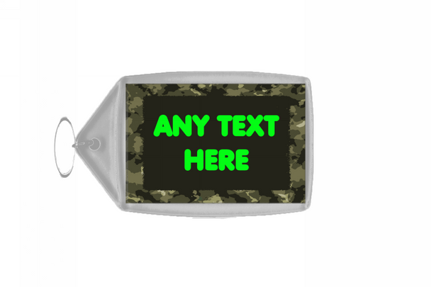 Army Camouflage Keyring