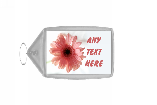 Pink Flower Keyring