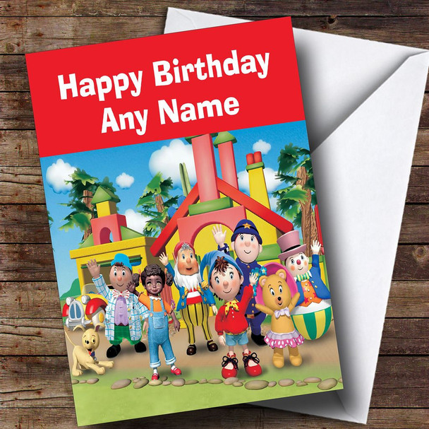 Noddy And Friends Customised Children's Birthday Card