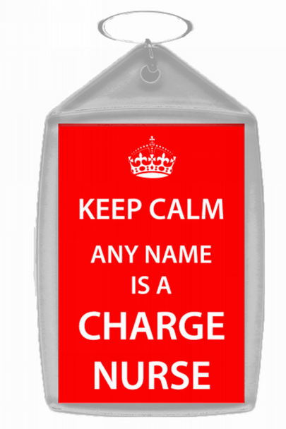 Charge Nurse Keep Calm Keyring