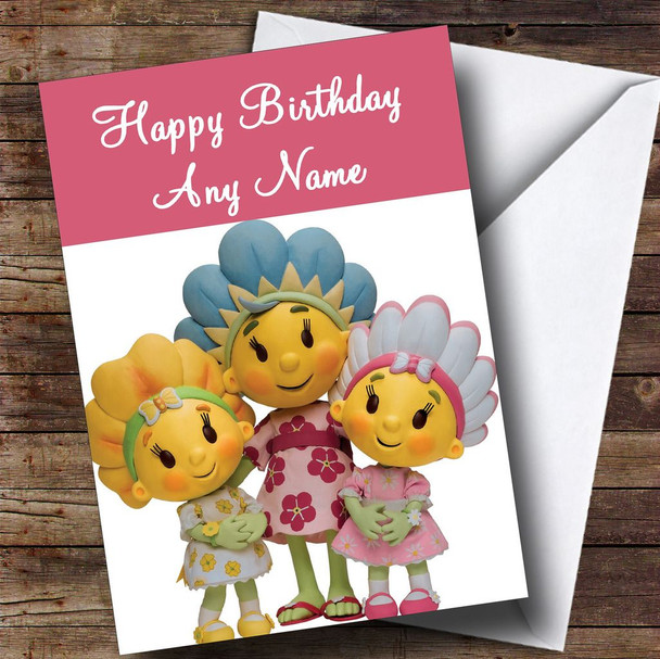 Fifi And The Flowertots Customised Children's Birthday Card