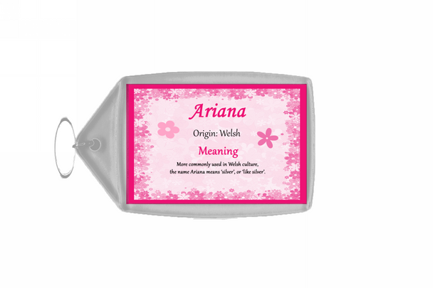 Ariana Name Meaning Keyring