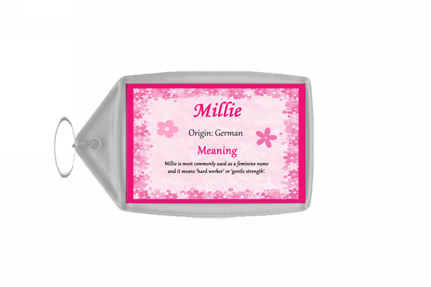 Millie Name Meaning Keyring