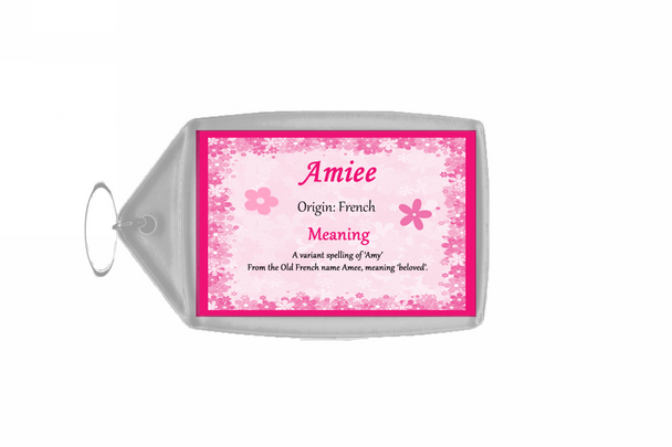 Amiee Name Meaning Keyring