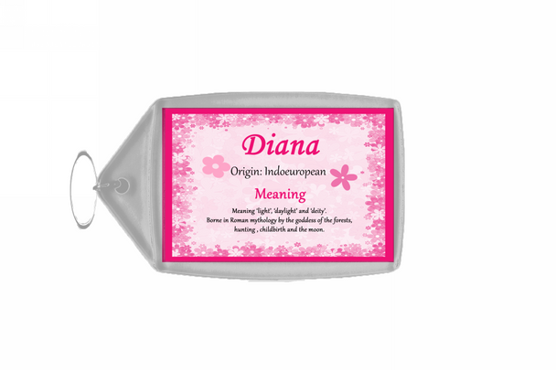 Diana Name Meaning Keyring