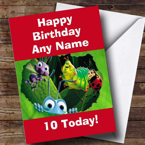 Customised A Bugs Life Children's Birthday Card