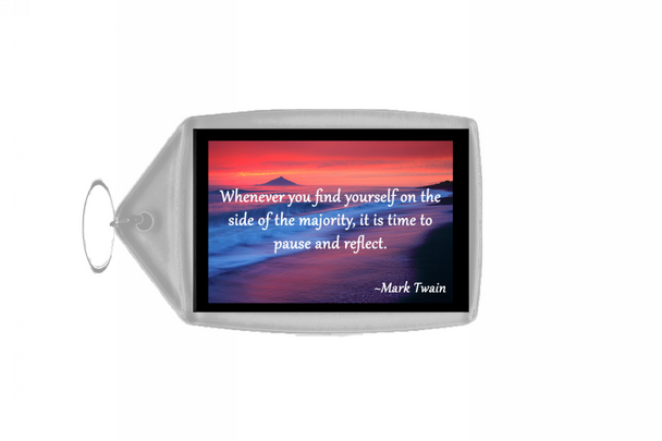 Inspirational & Motivational Quote Large Keyring - Quote 68