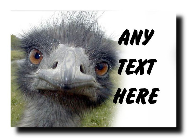 Funny Ostrich Jumbo Magnet