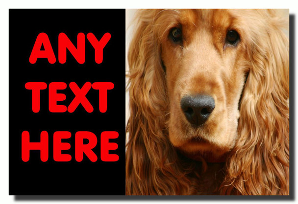 Cocker Spaniel Dog Magnet