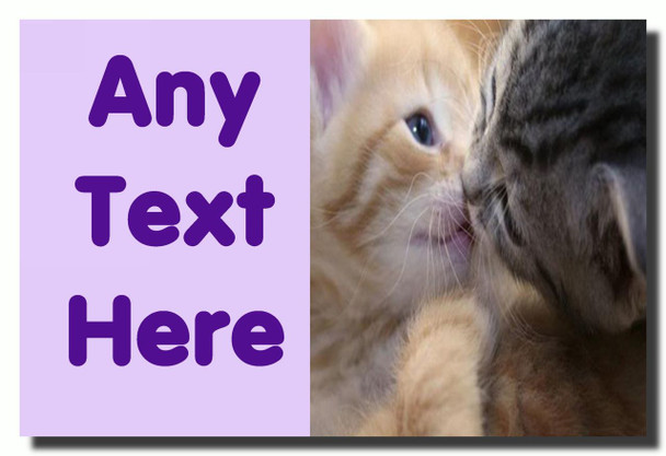 Kissing Kittens Magnet
