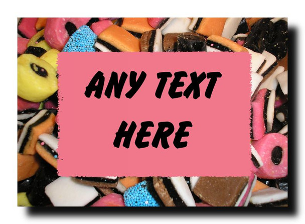 Pink Liquorice Jumbo Magnet