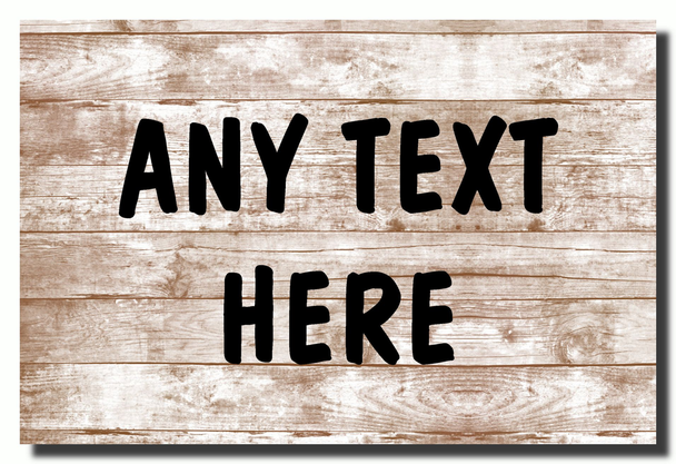 Distressed Wooden Effect Magnet