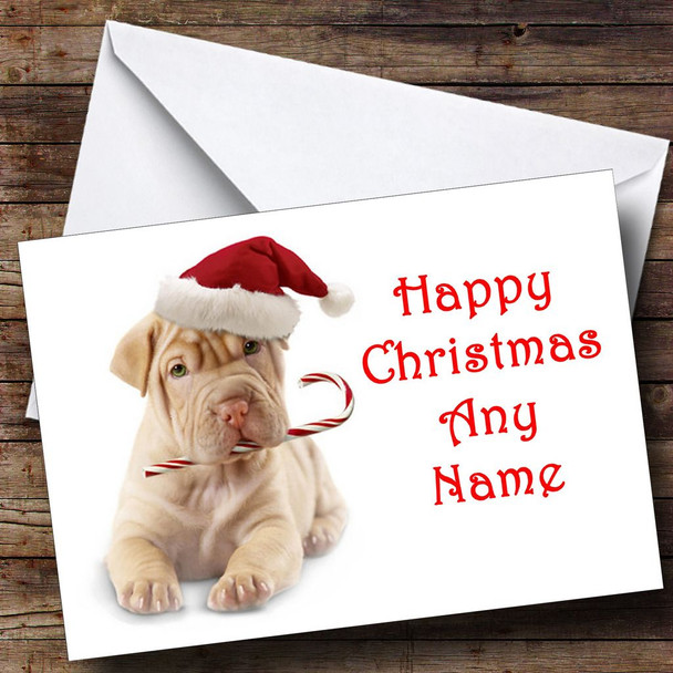 Stunning Dog Christmas Card Customised