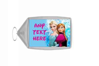 Elsanna Keychains Frozen Anna And Elsa Keyring - Party Animal Print