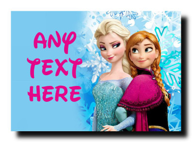 Frozen Anna And Elsa Jumbo Magnet Party Animal Print