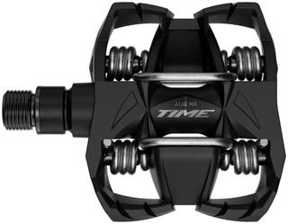 Time MX Pedals - Dual Sided Clipless with Platform, Aluminum, 9/16", Black