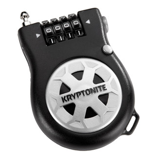 Kryptonite R2 Retractor Combo Cable, Black