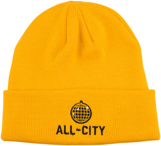 All-City Club Tropic Beanie Goldenrod One Size