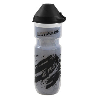 Dawn To Dusk Ice Flow Bottle With Dirt Mask, Black/Clear - 21oz