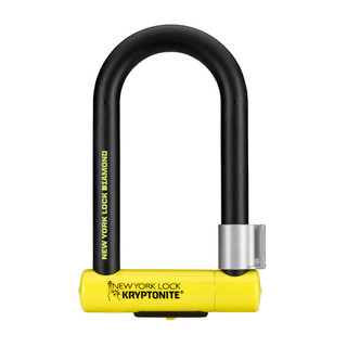 Kryptonite New York Diamond Standard U-Lock, 204x95mm, Yellow