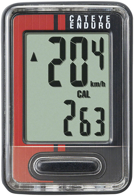 CatEye Enduro Wired Computer - Black/Red