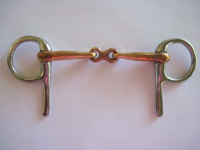 Mors De Bride Pour Cheval - 5 Pouces, Embouchure Droite, Anneaux 1 Pouce - Occasion