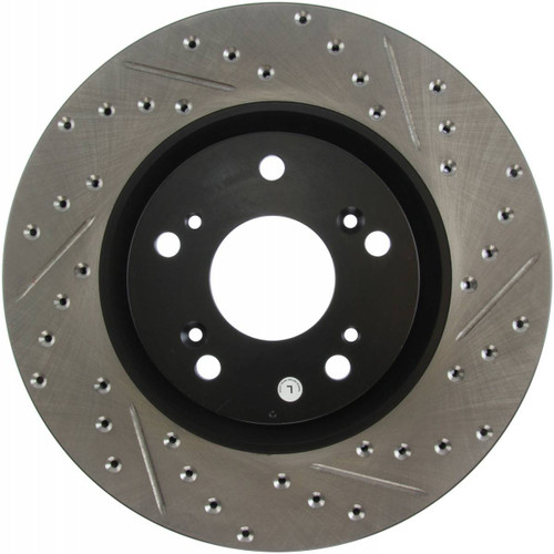 StopTech Sport Drilled & Slotted Brake Rotor; Front Left - 127.40057L